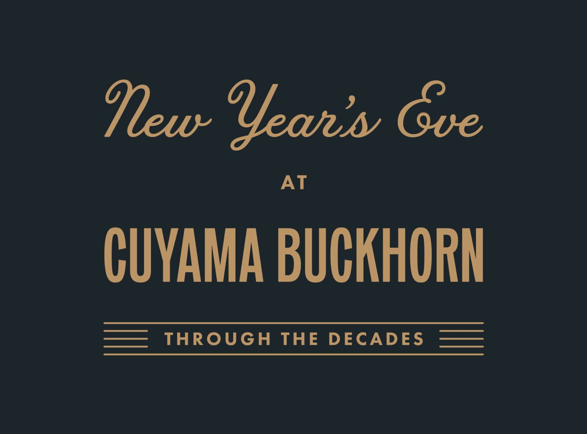 New Year&#8217;s Eve at Cuyama Buckhorn, Cuyama Buckhorn